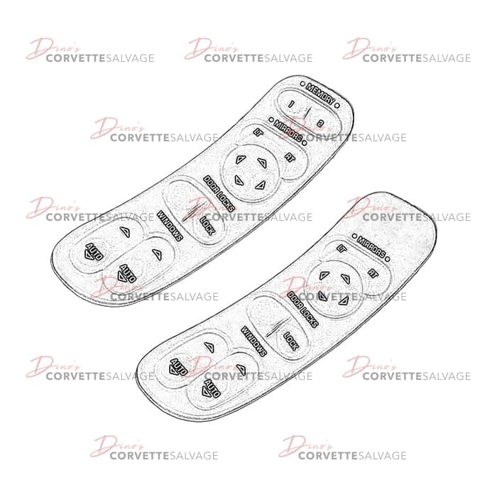 C5 Used Driver-Side Window Switch 1997-2004