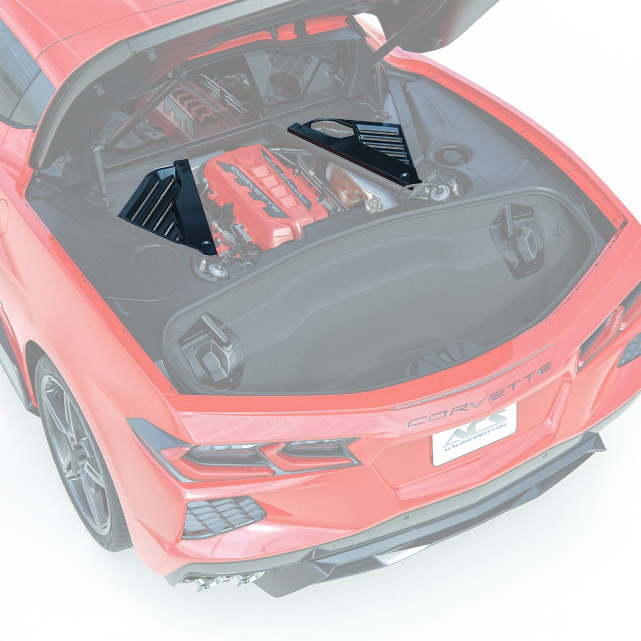 New C8 Coupe Louvered Engine Panels 2020-2026