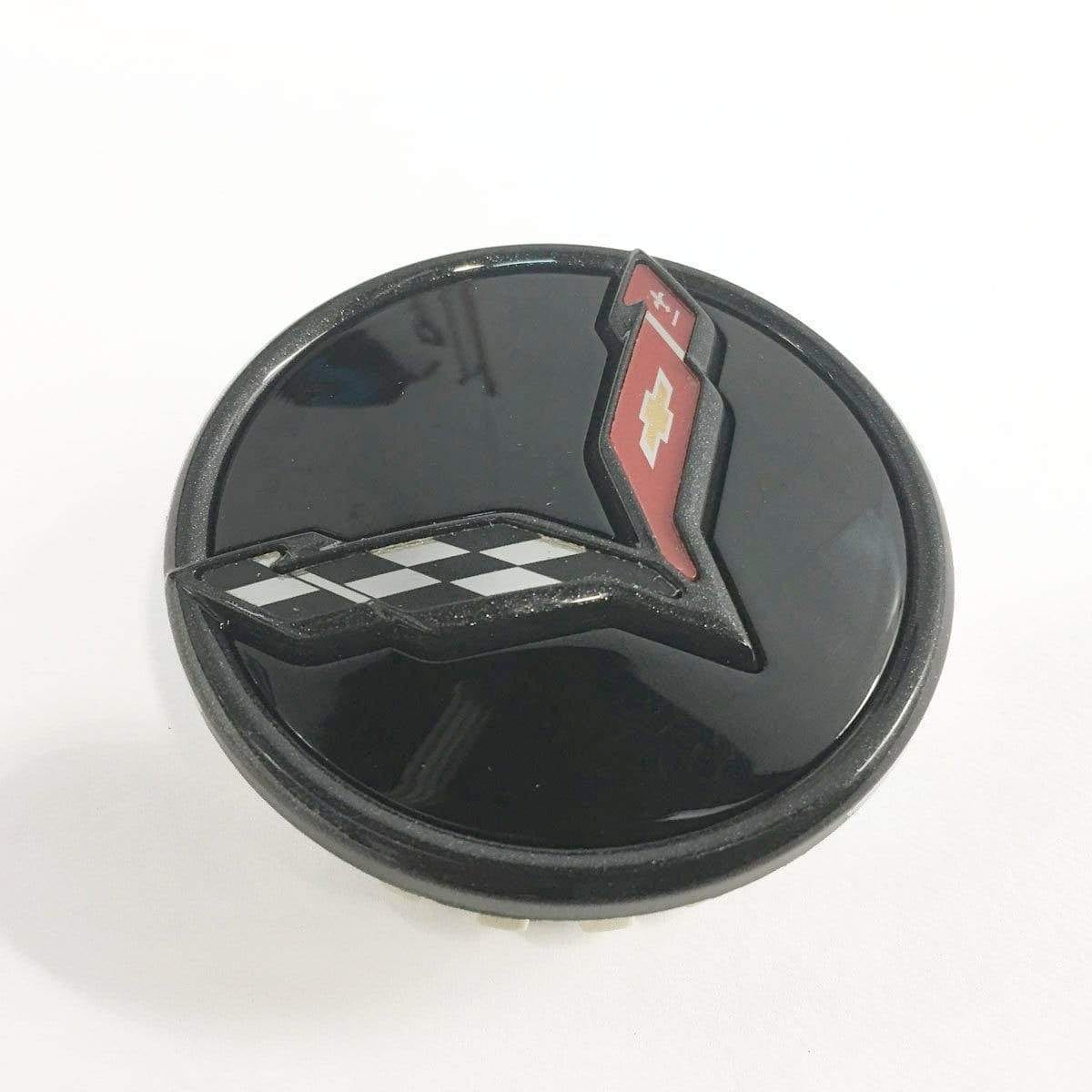New C7 CFZ Black Wheel Center Caps 2014-2019