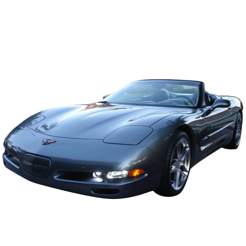 C5 New SUPERBRIGHT SWITCHBACK LED WHT/AMB DRL with RESISTORS, PARKING LEDs & SMOKED LENS 1997-2004