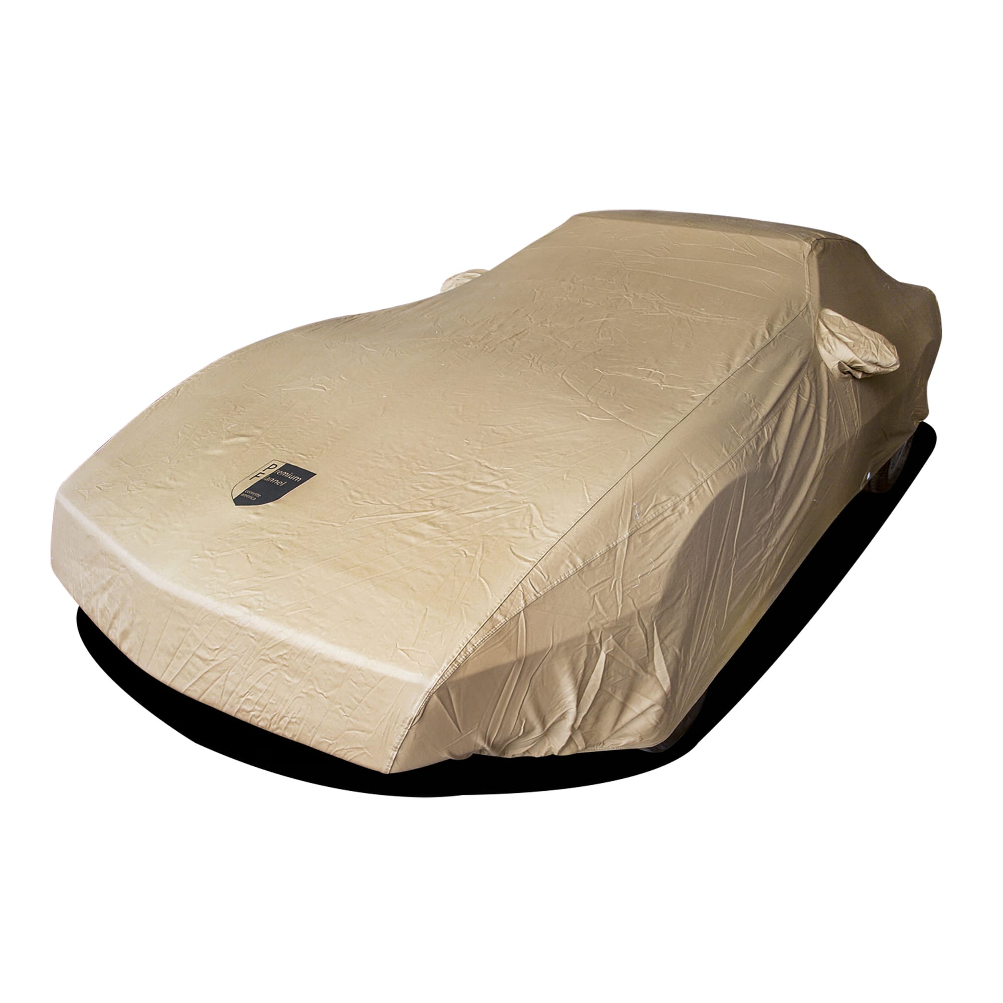 C4 New Premium Flannel Indoor Car Cover - Tan 1984-1990