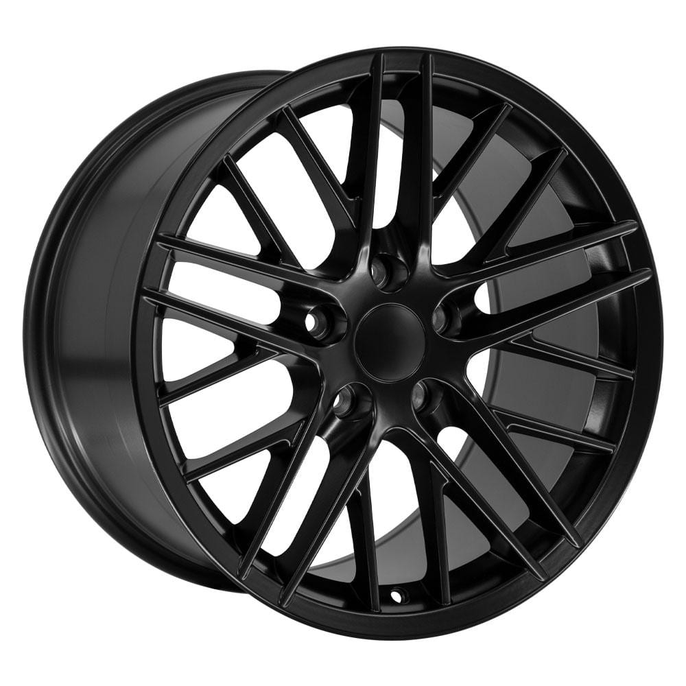 C4-C5 New Satin Black 18x10.5 Wheel (CV08A) 1988-2004