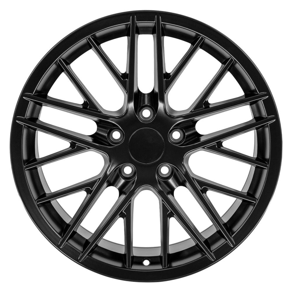C4-C5 New Satin Black 18x10.5 Wheel (CV08A) 1988-2004