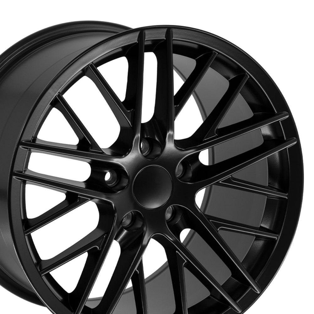 C4-C5 New Satin Black 18x10.5 Wheel (CV08A) 1988-2004