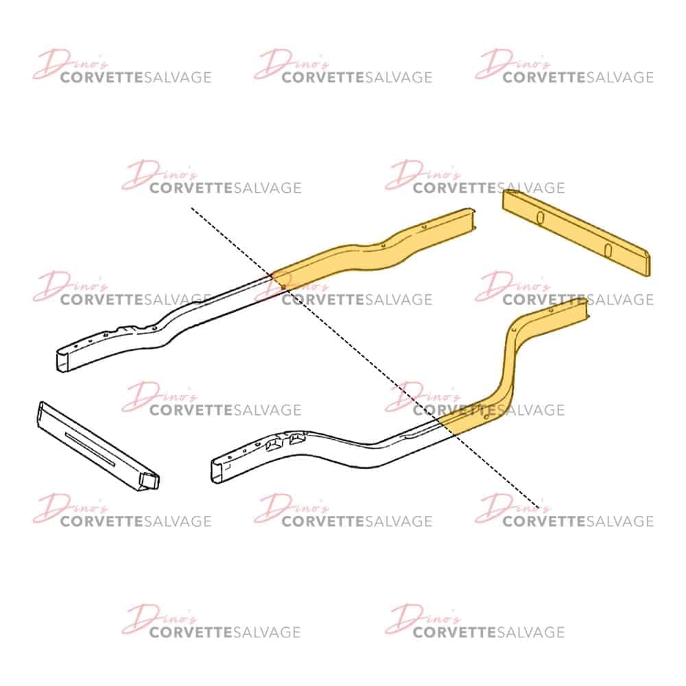 C5 Used Rear Frame Section 1997-2004