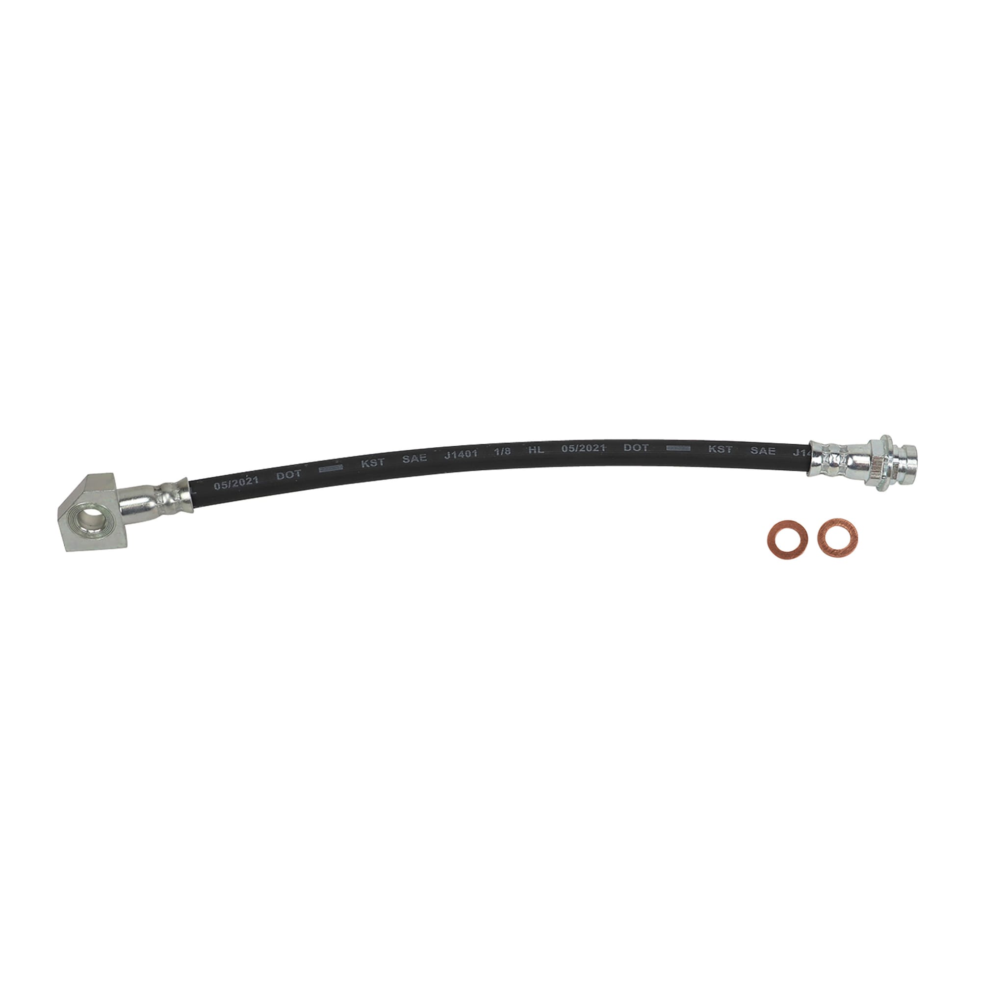 C4 New Passenger-Side Front Brake Hose 1988-1992