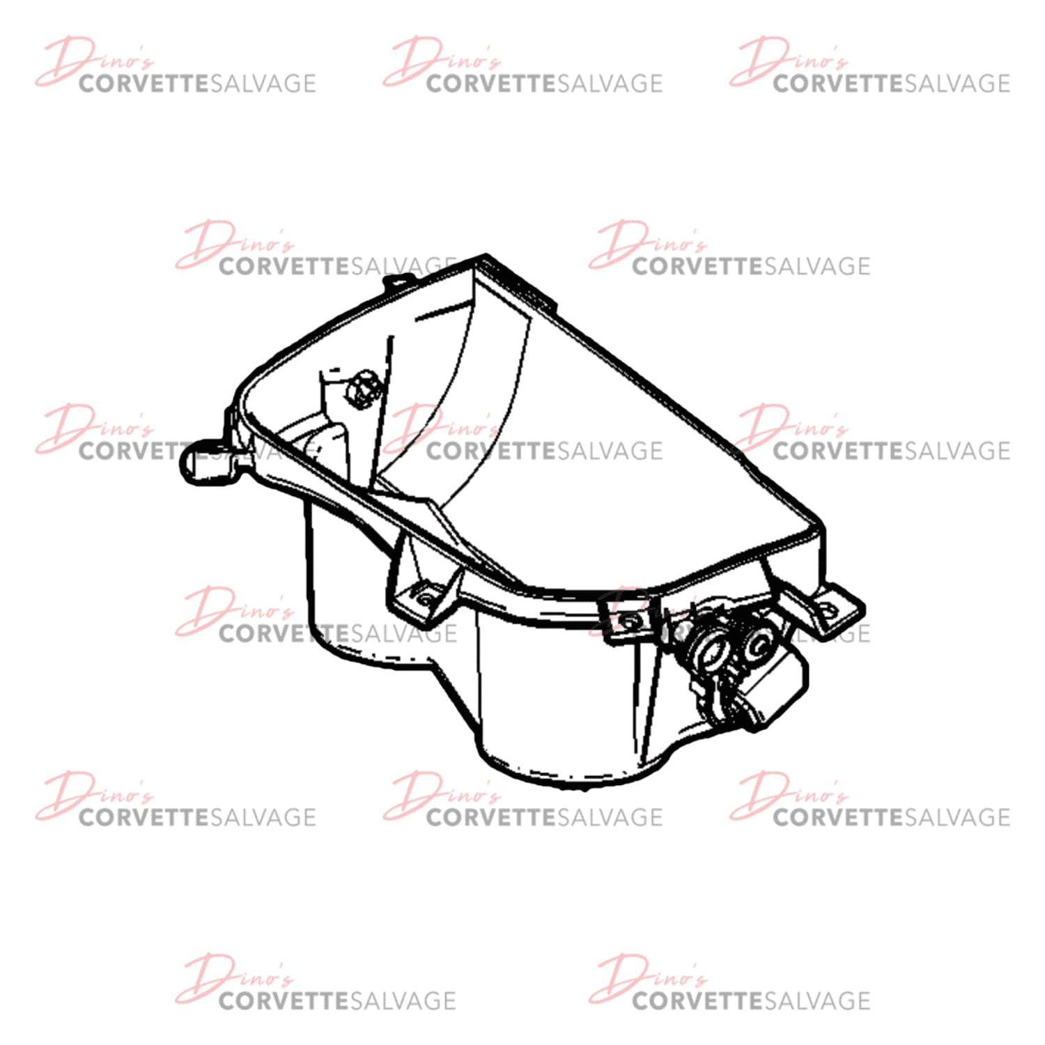 C8 Used Front Floor Console Cup Holder 2020-2023