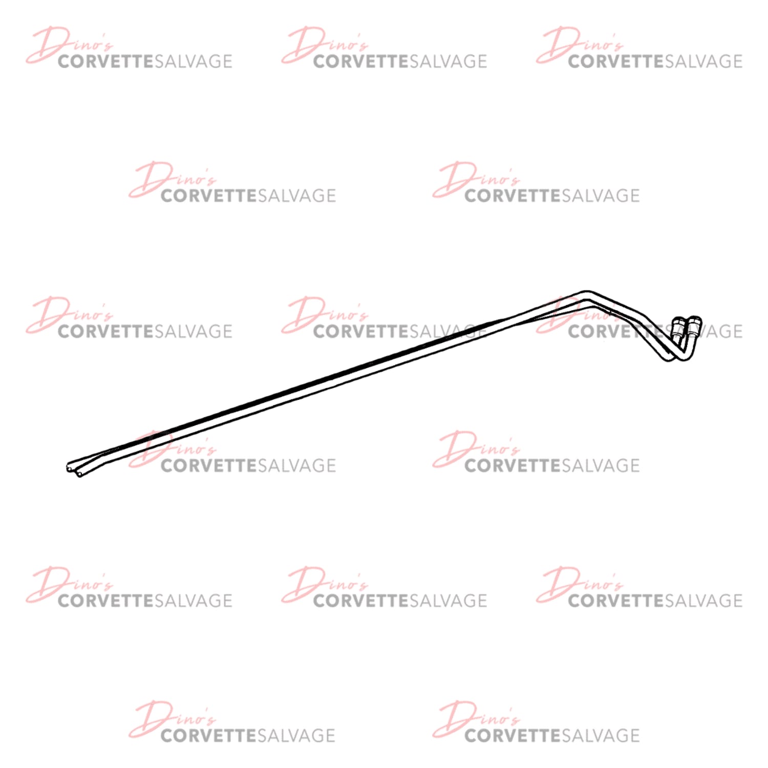 C6 Used Automatic Transmission Fluid Cooler Pipe 2005-2013