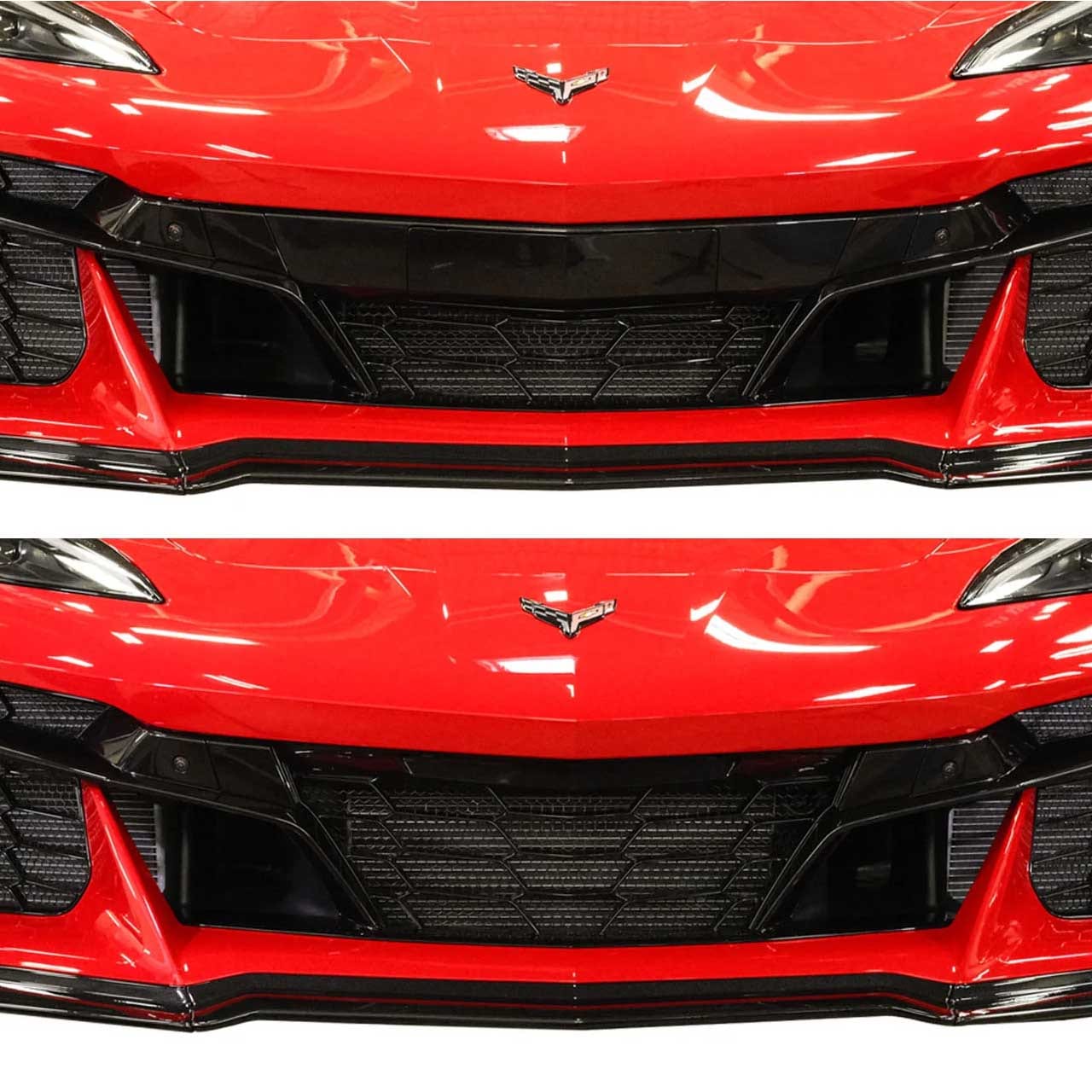 New C8 ZR1 Front Radiator Guards 2025-2026