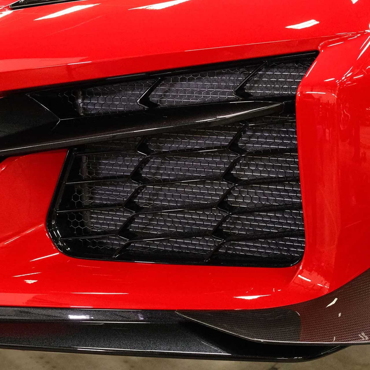 New C8 ZR1 Front Radiator Guards 2025-2026
