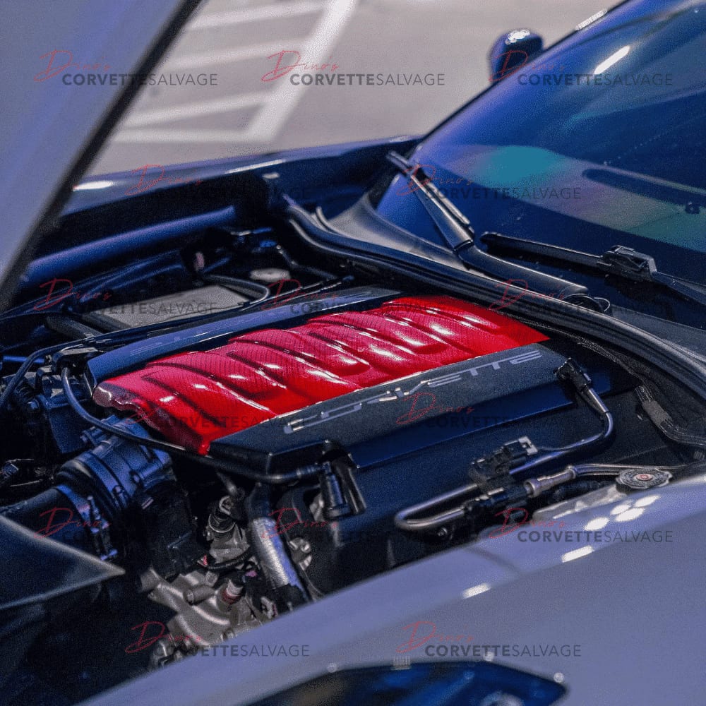C7 Corvette New LT1 Hydro Carbon Fiber Engine Intake Cover Overlay 2014-2019