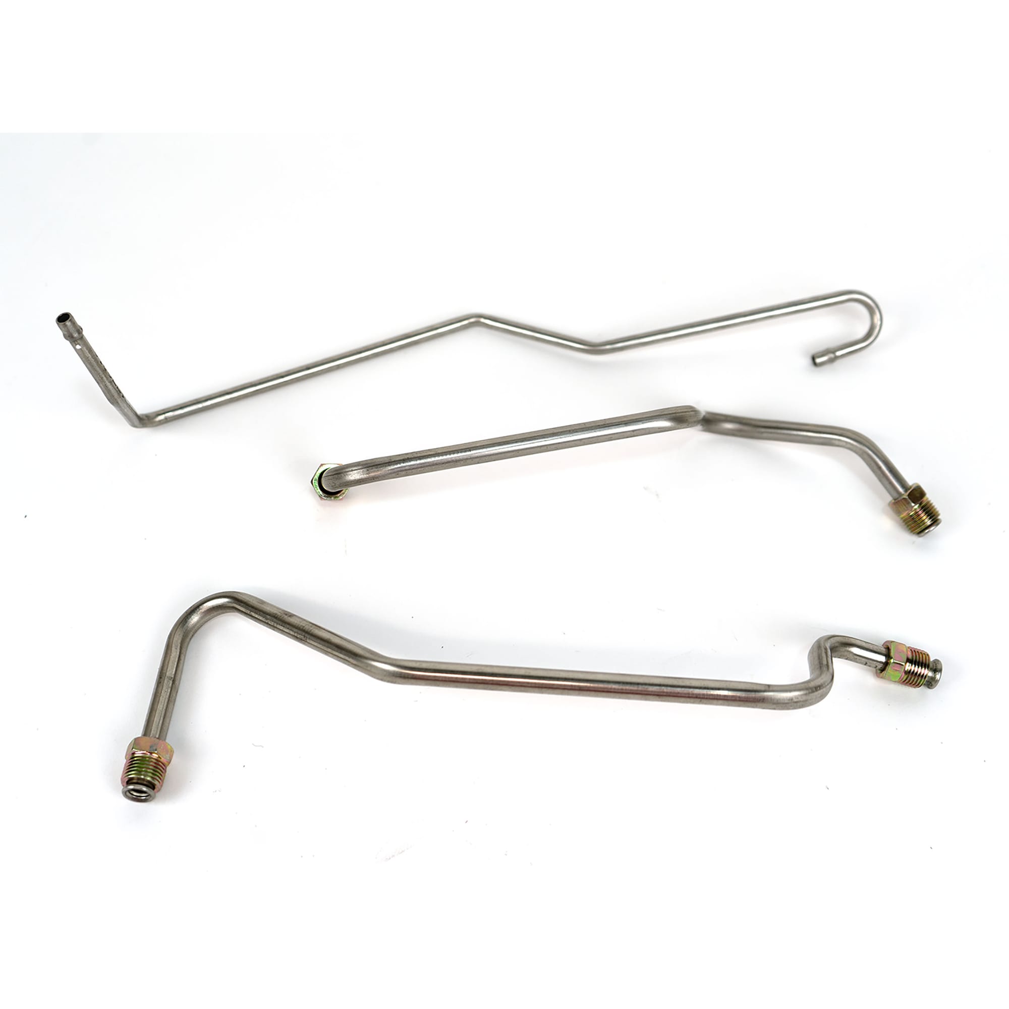 C3 New Gas Line - Pump To Carburetor 300hp & 350hp - Stainless Steel 1968-1969