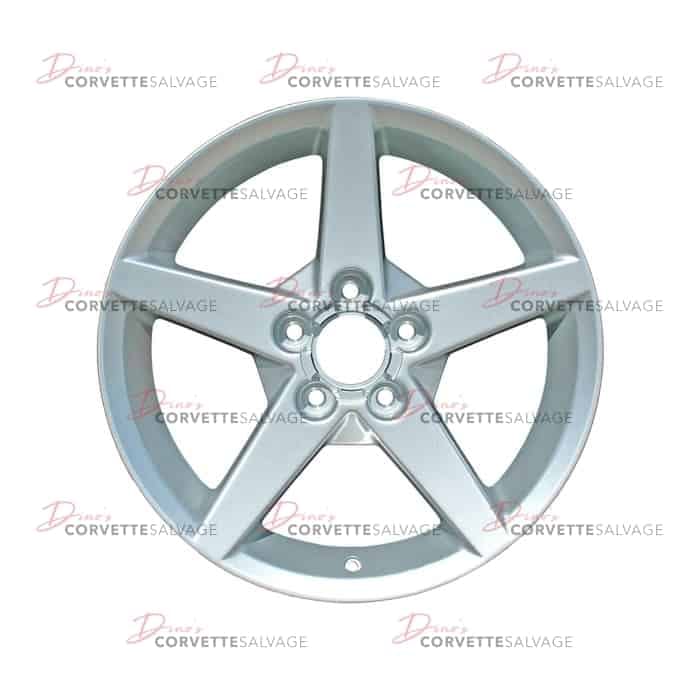C6 Used Painted Front Aluminum 18x8.5 Wheel 2005-2008