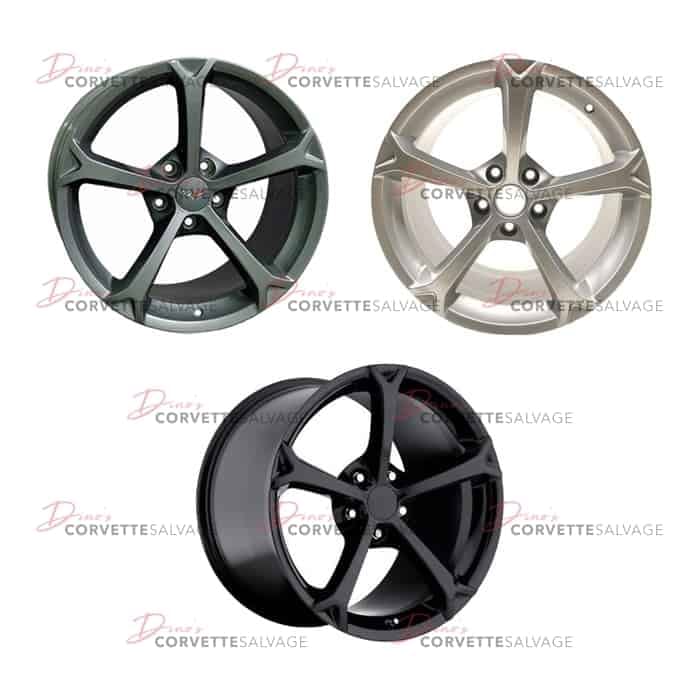 C6 Used Grand Sport Painted Rear Aluminum 19x12 Wheel 2010-2013