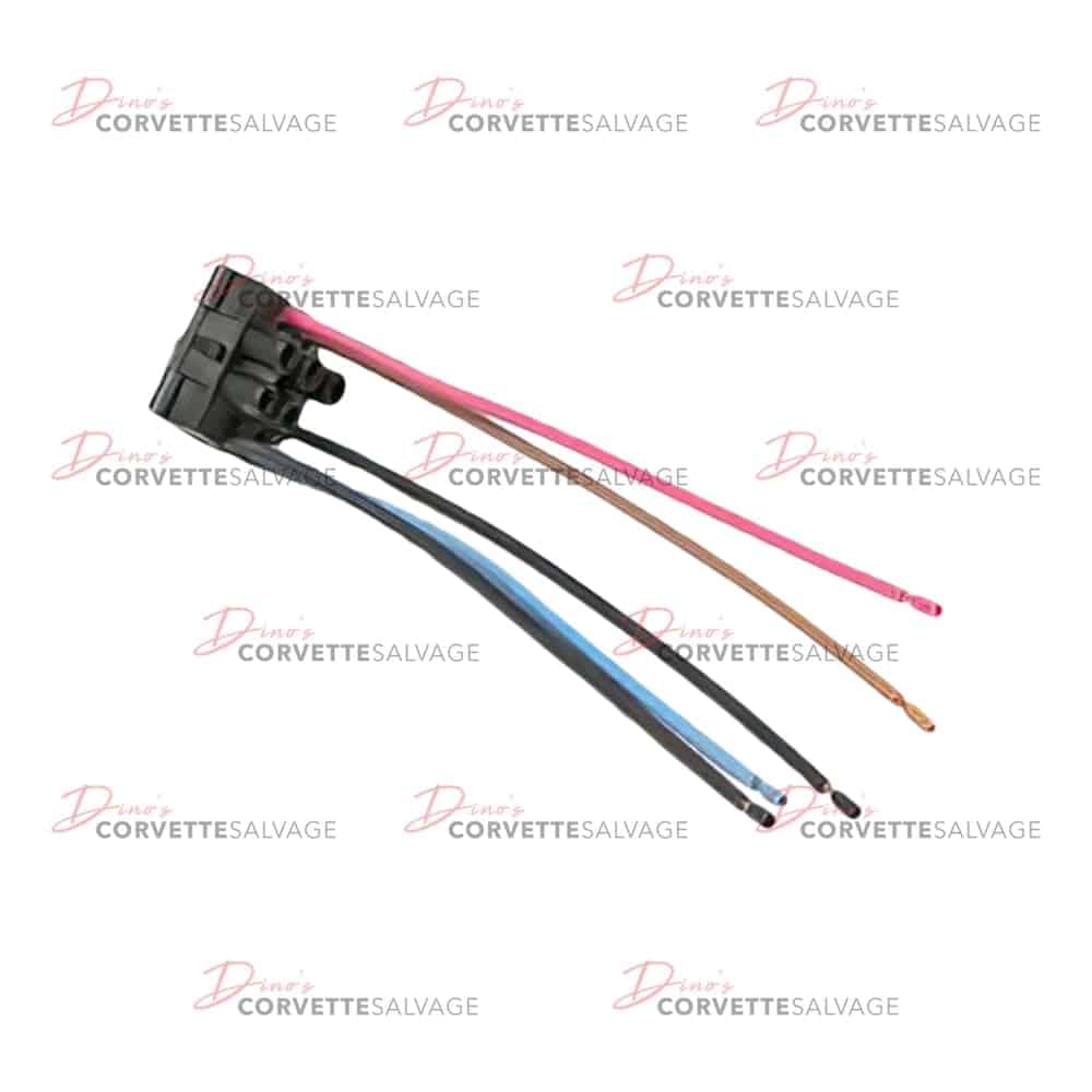C4 New Power Window Switch Connector & Pigtail Harness 1984-1989