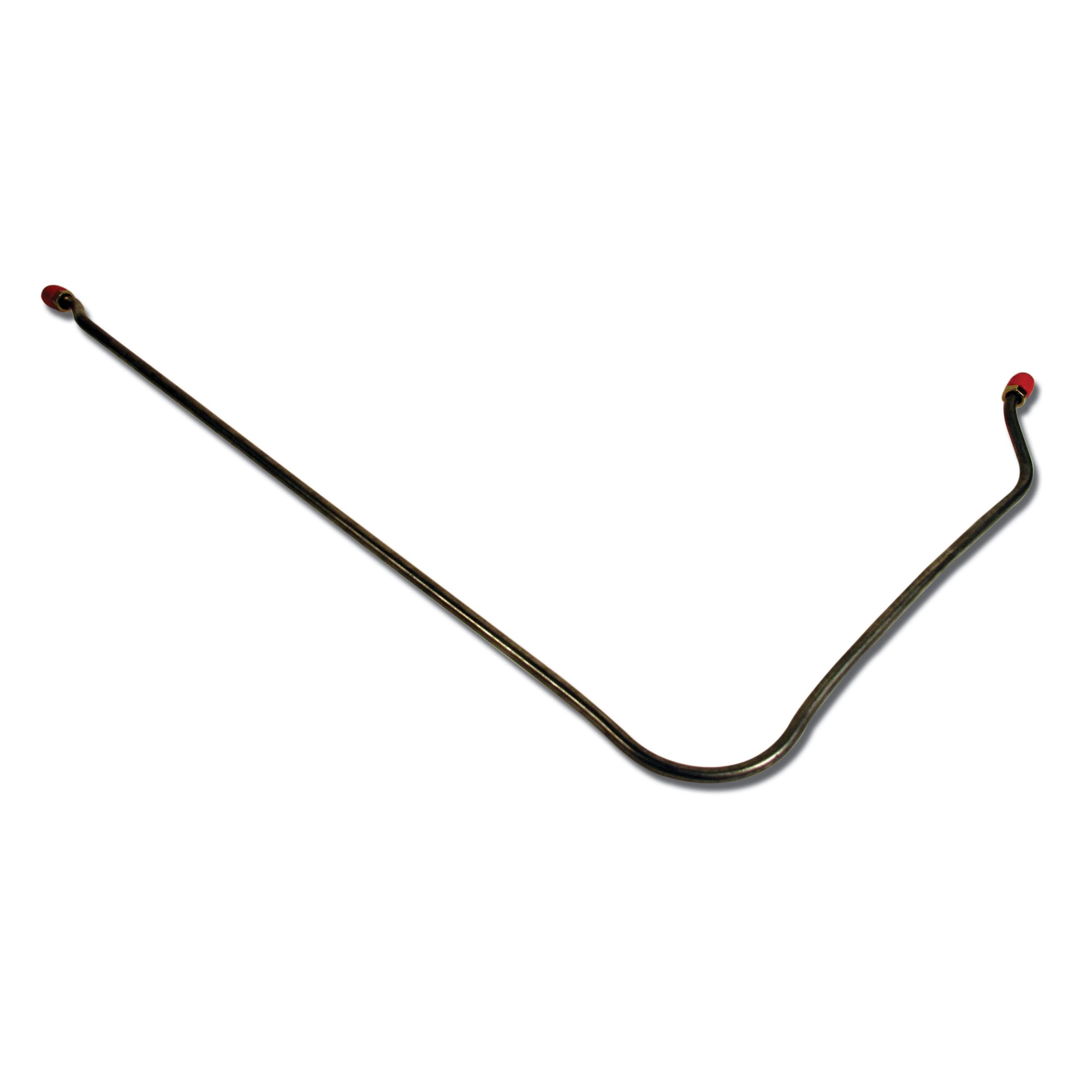 C2 New Driver-Side Brake Line, Pressure Valve To Front Block - without Power Brake 1967