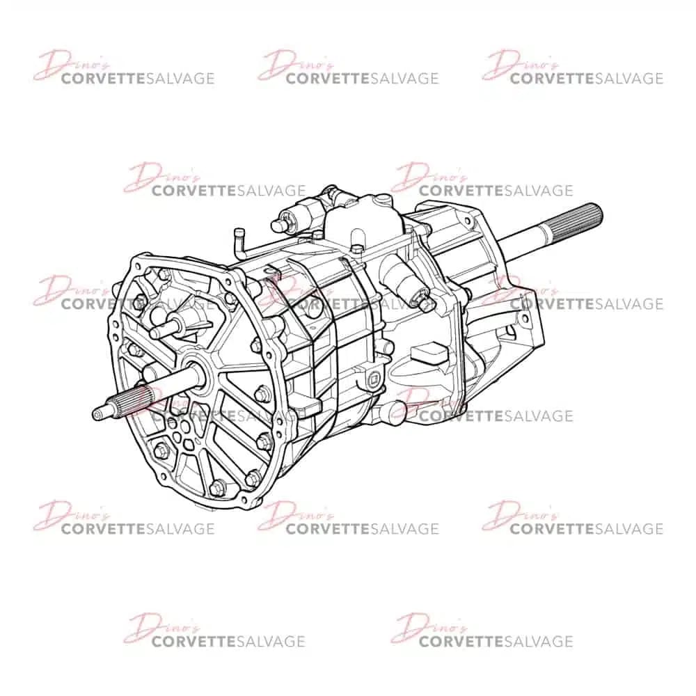 C6 Used T56 6-Speed Manual Transmission 2006-2007