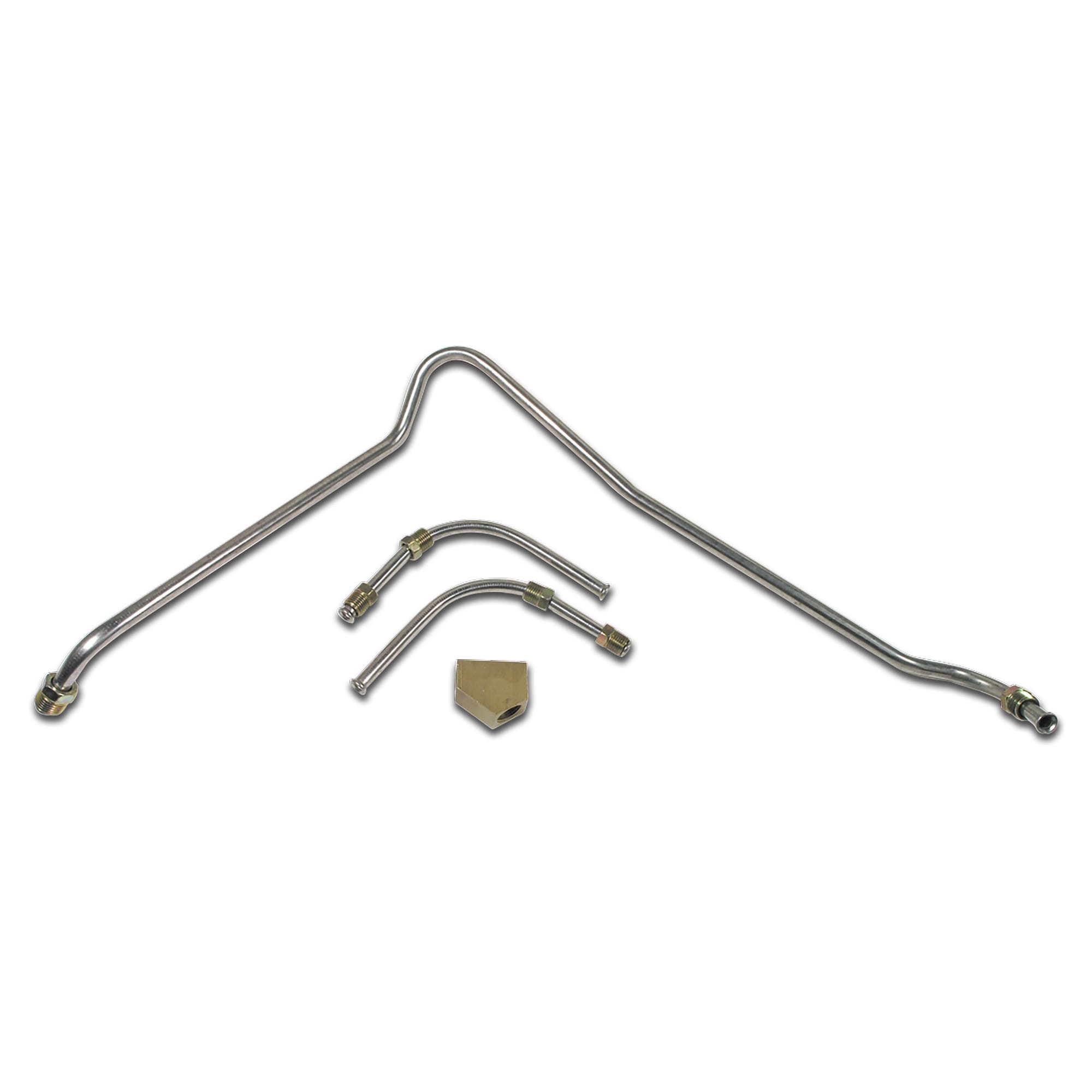 C2-C3 New Gas Line, Stainless Steel - Pump To Carburetor L-88 1967-1969