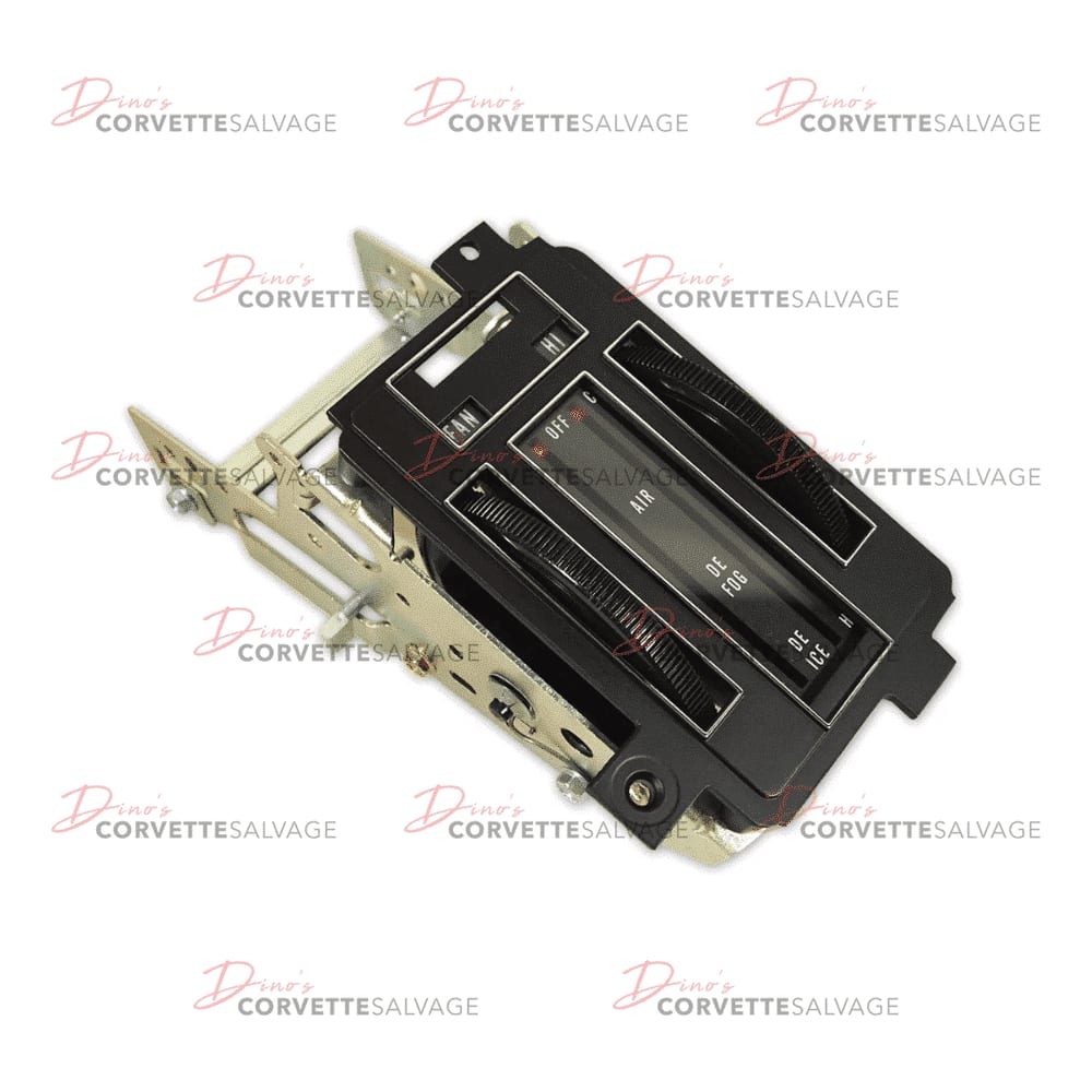 C3 New Heater Control Assembly without Air Conditioning 1969-1971