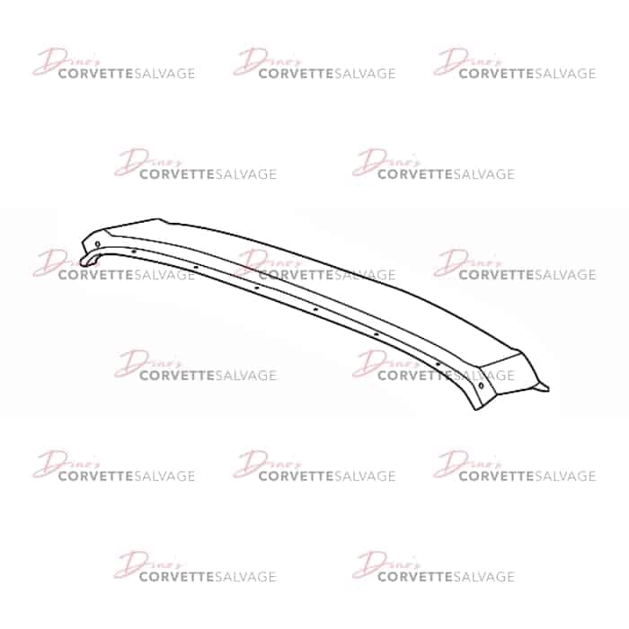 C7 Used Coupe Roof Cover Extension Halo Panel 2014-2019