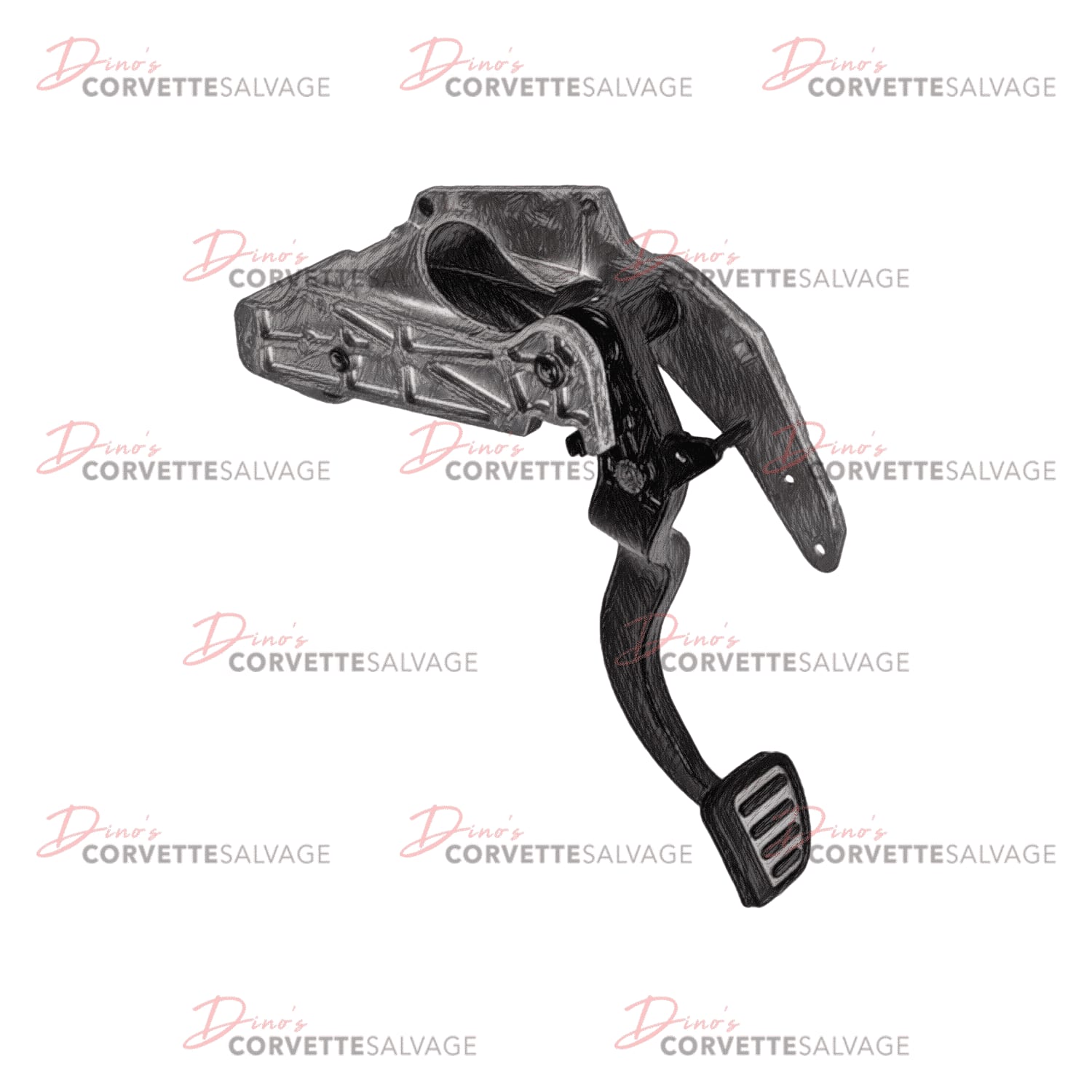 C7 Used Clutch Pedal with Bracket 2014-2019