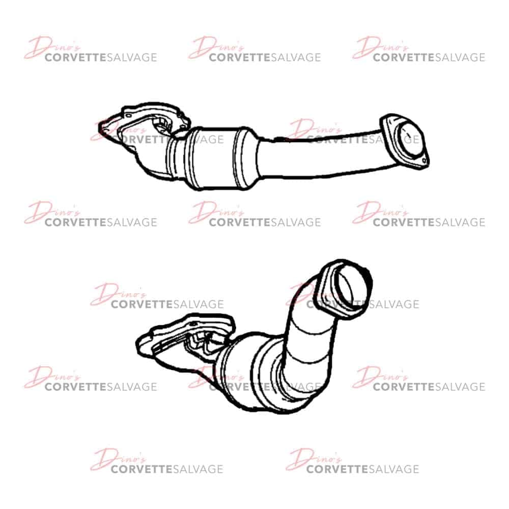 C6 Used LS7 Catalytic Converter Pipe 2006-2011