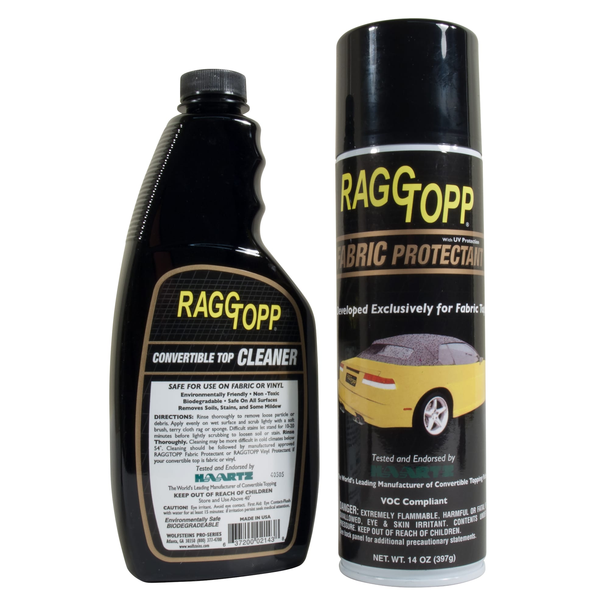 C1-C8 New RAGGTOPP Fabric Convertible Top Cleaner & Protectant Kit 1953-2026