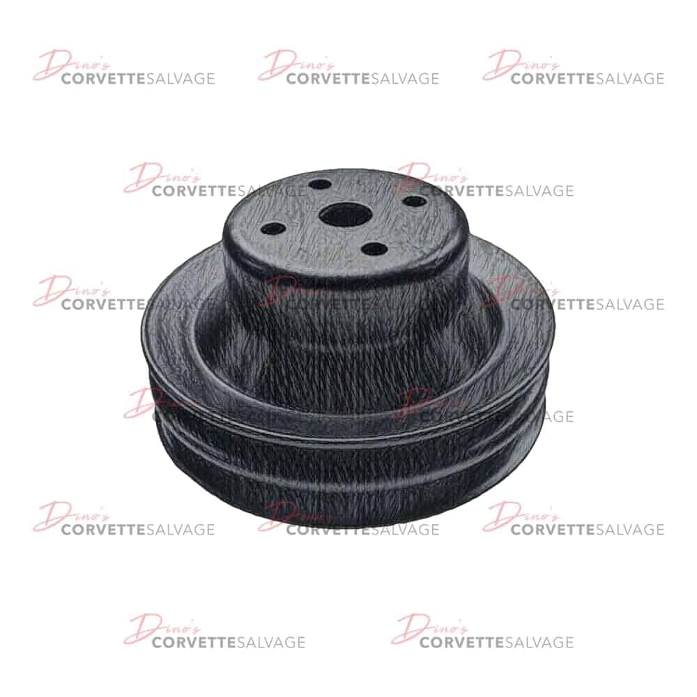 C3 Used Dual Groove Water Pump Pulley 1972-1982