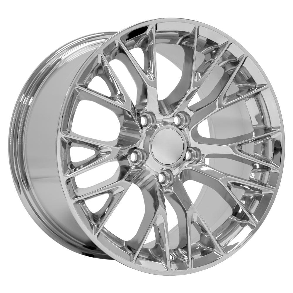 C4 New Chrome 17x9.5 Wheel Set of 4 (CV22) 1988-1996