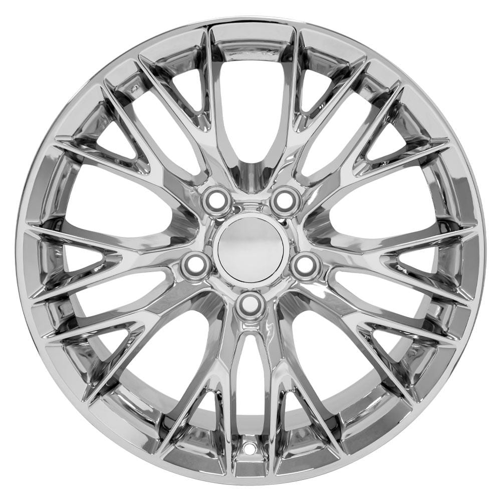 C4 New Chrome 17x9.5 Wheel Set of 4 (CV22) 1988-1996
