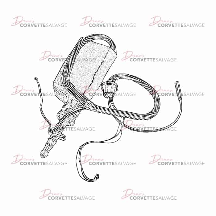 C4 Used Radio Power Antenna 1988-1992