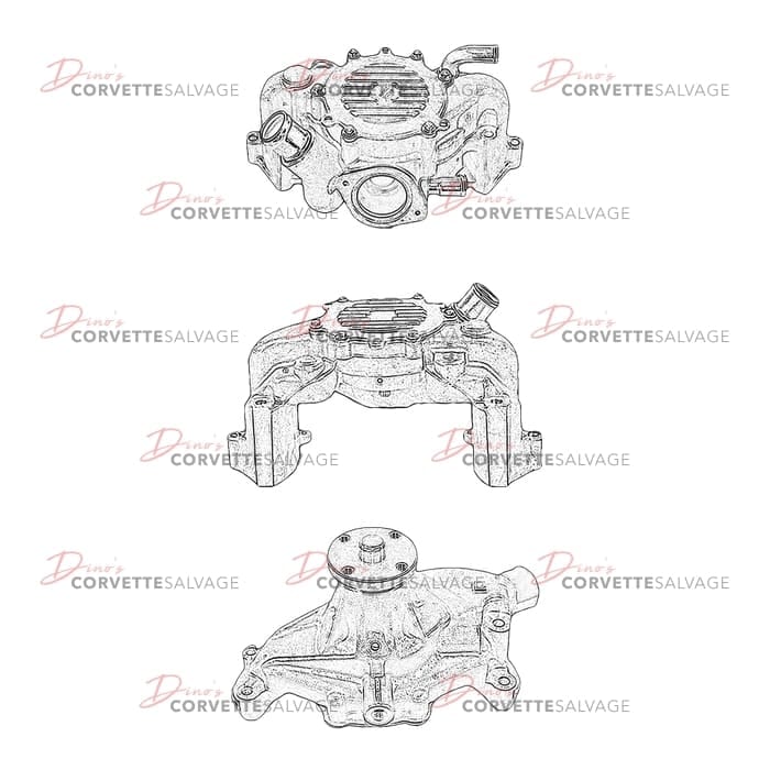 C4 Used Water Pump 1984-1996