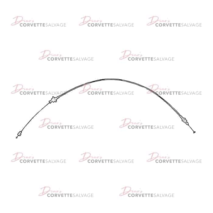C4 Used Accelerator Cable 1989-1991