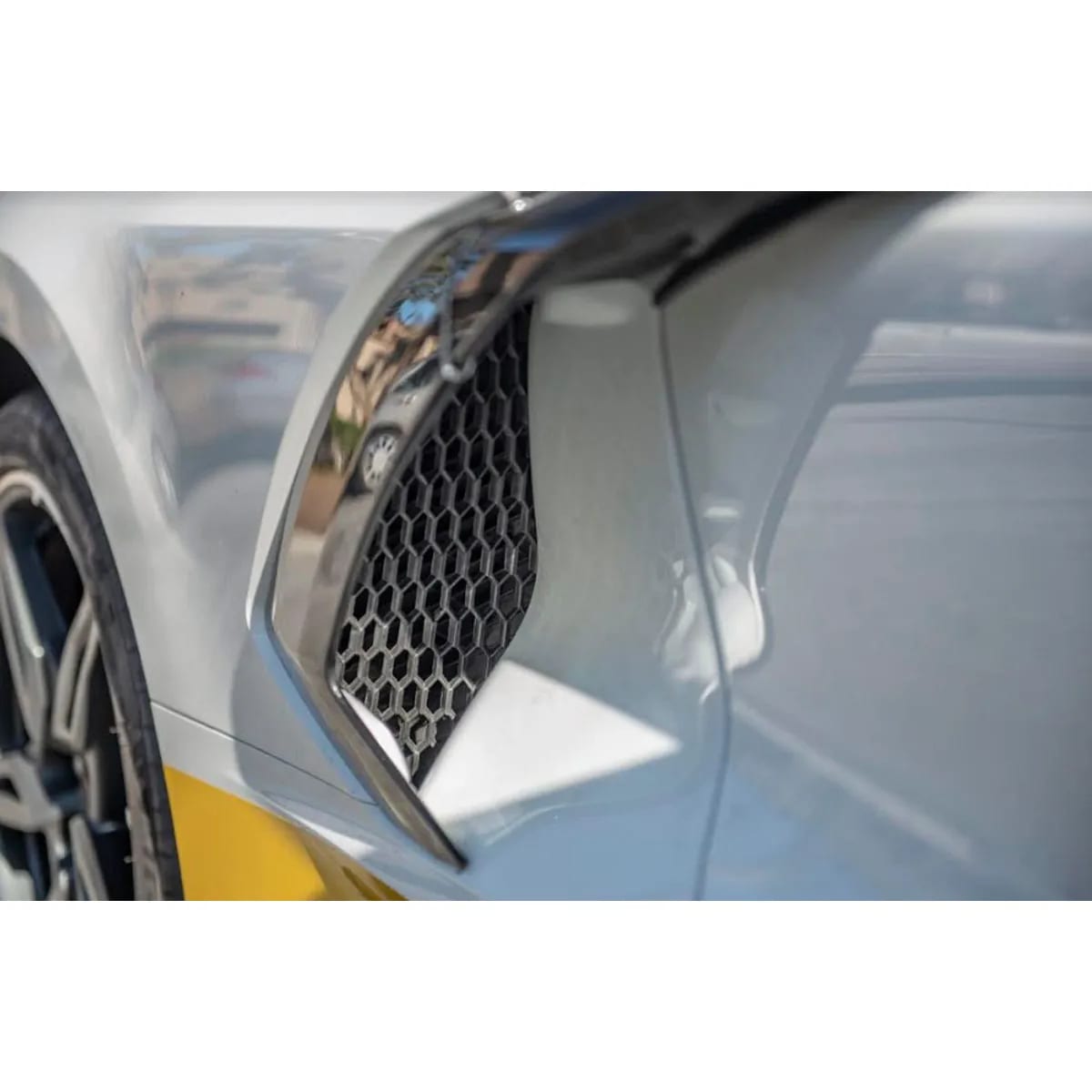C8 New Custom Painted Side Intake Mesh Grille Insert 2020-2026