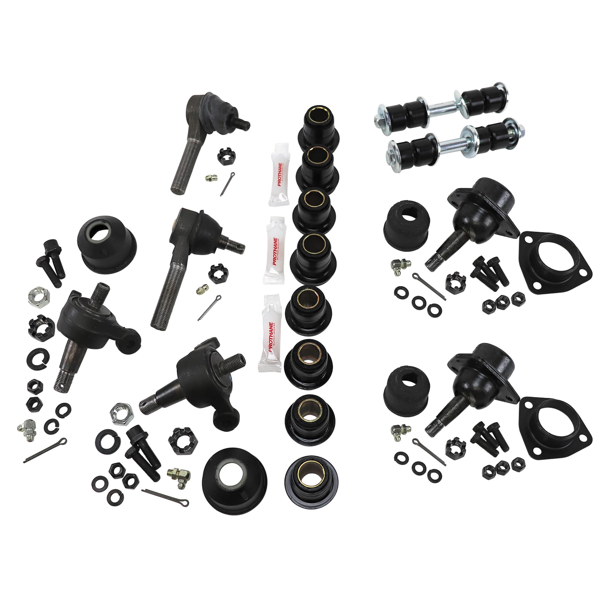C2-C3 New Front Suspension Rebuild Kit, Standard with Poly Bushings - Pro Grade 1963-1982