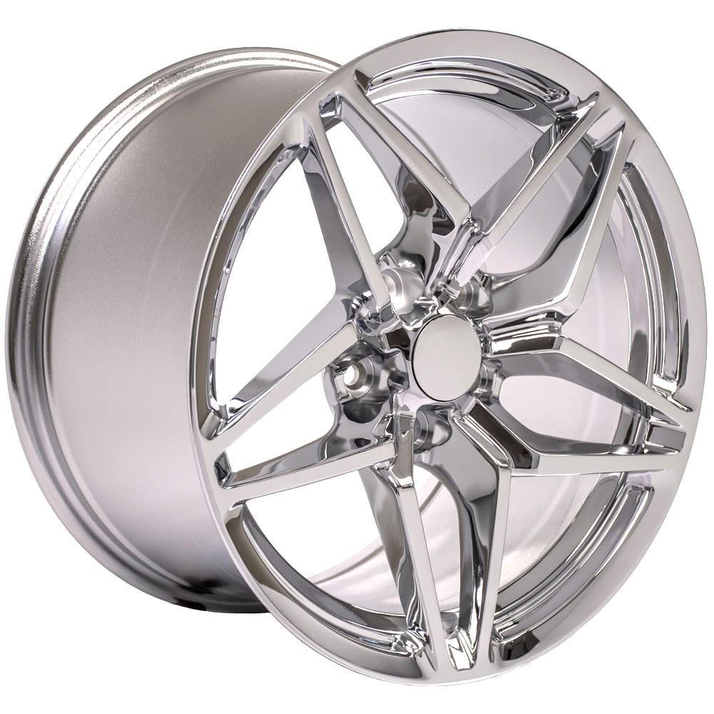 C4-C5 New Chrome 18x10.5 Wheel (CV31) 1988-2004