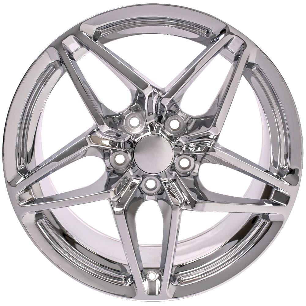 C4-C5 New Chrome 18x10.5 Wheel (CV31) 1988-2004