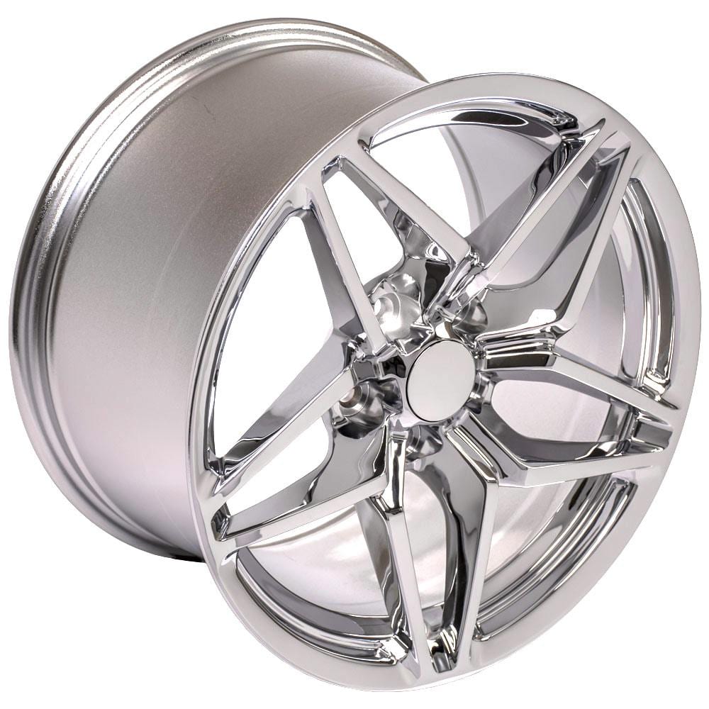 C4-C5 New Chrome 18x10.5 Wheel (CV31) 1988-2004