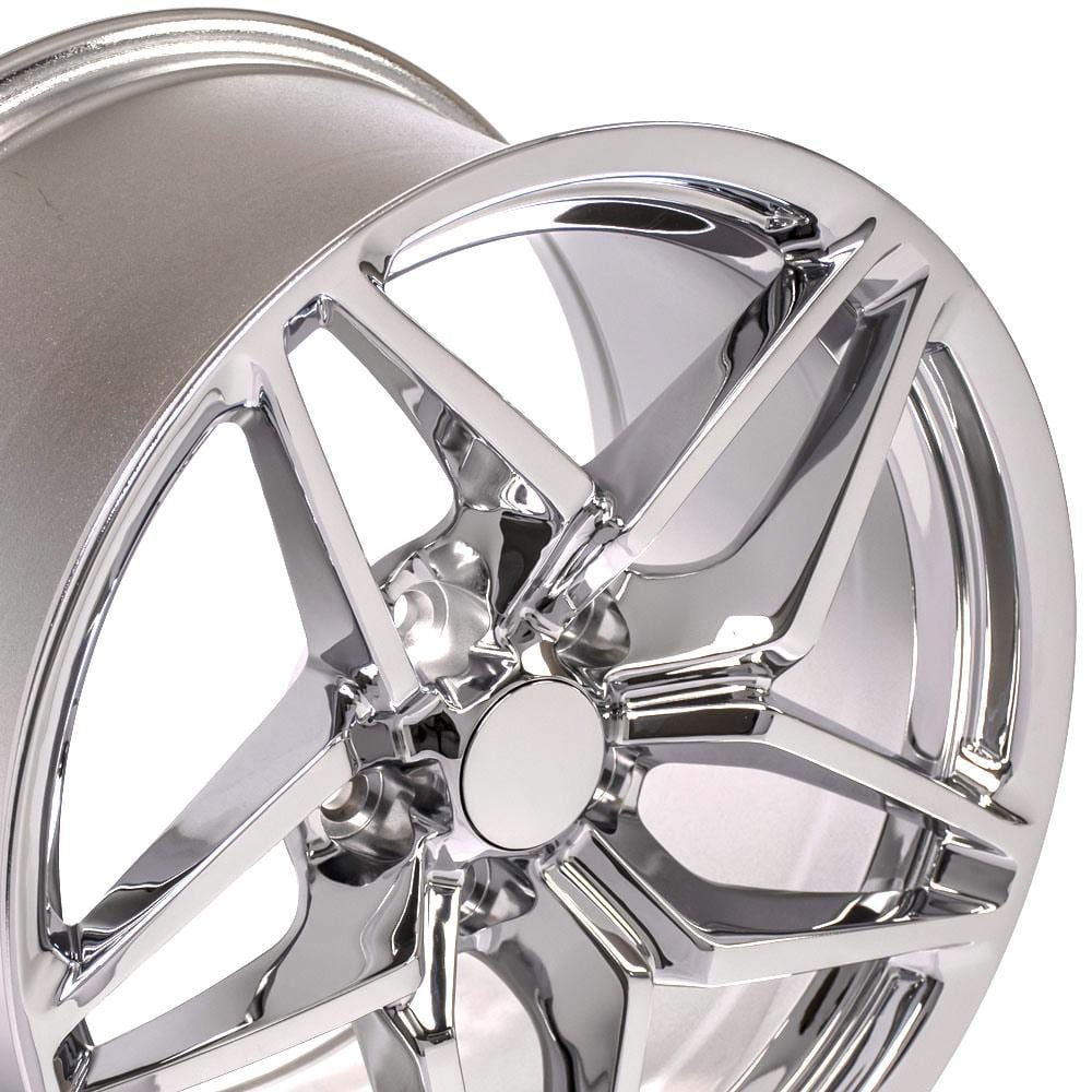 C4-C5 New Chrome 18x10.5 Wheel (CV31) 1988-2004