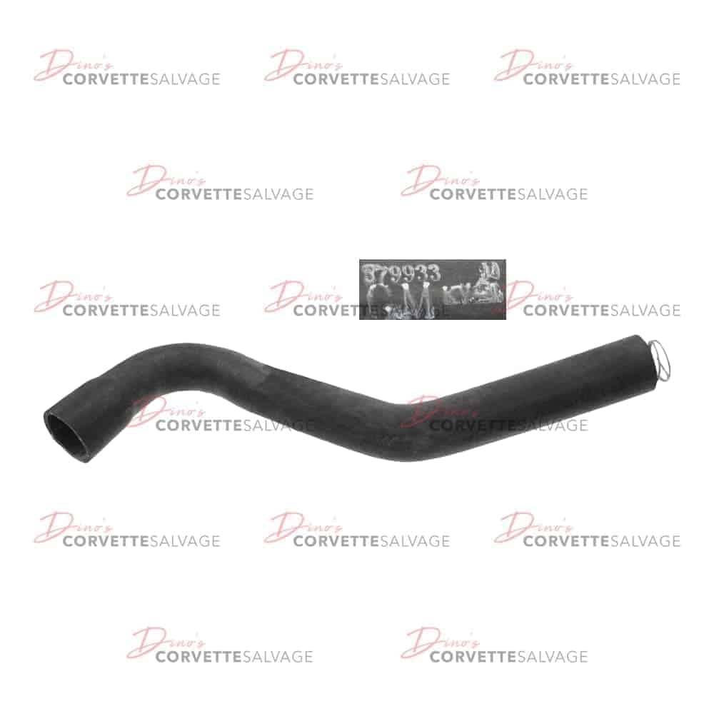 C3 New Lower Radiator Hose with GM Logo & Part Number Late 1976-1982
