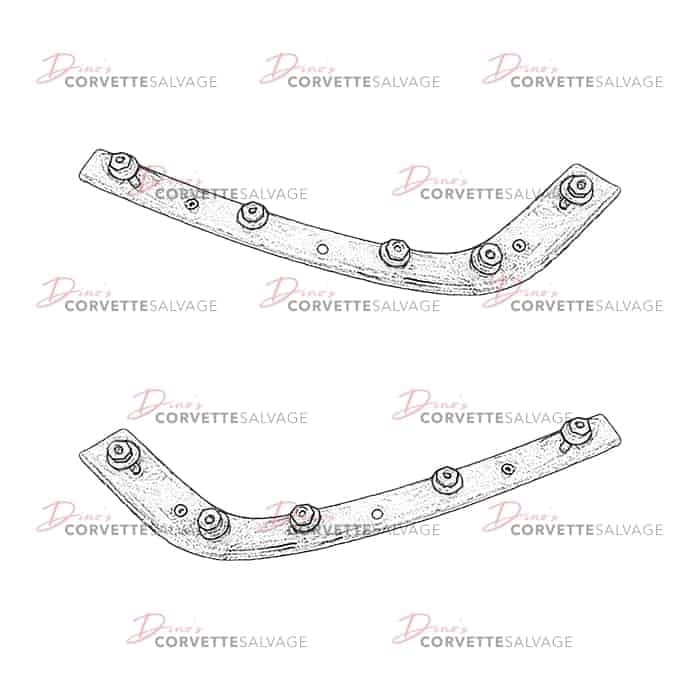 C4 Used Rear Bumper Side Retainer 1984-1996