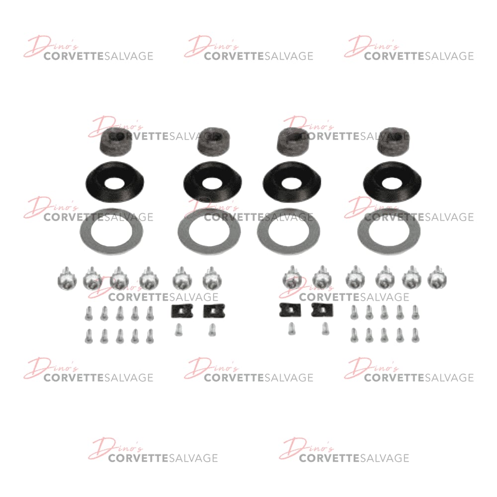 C2 New Headlight Assembly Kit 1963-1967