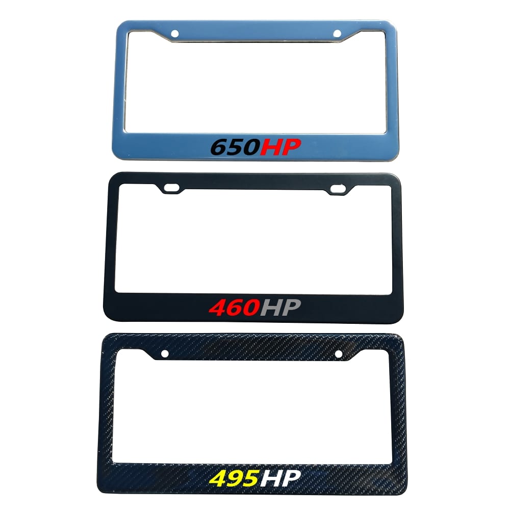 C1-C8 New Black Custom HP Plate Frame - Choose Color & Finish 1953-2026