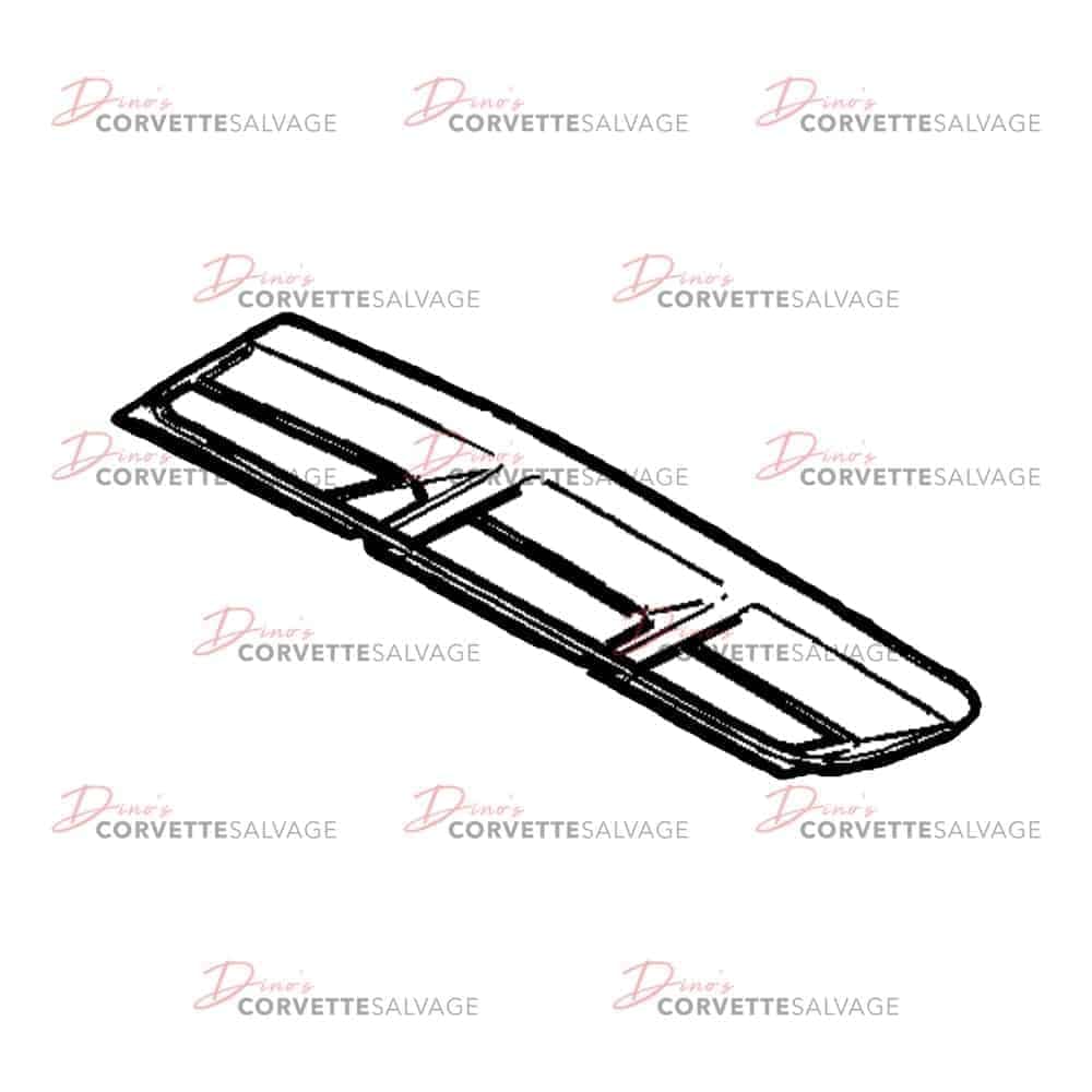 C7 Used Front Fender Ornamentation Vent 2014-2019
