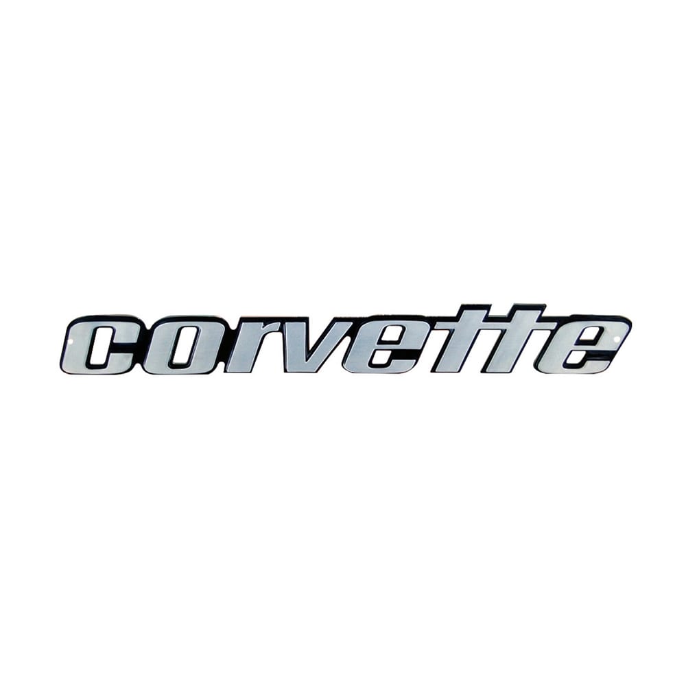 C3 New Rear Bumper Emblem Style Metal Sign - 30x4 1976-1979