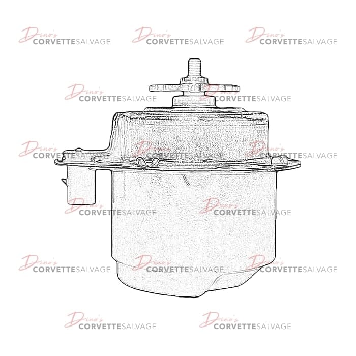 C4 Used Rear Cooling Fan Motor 1984-1989