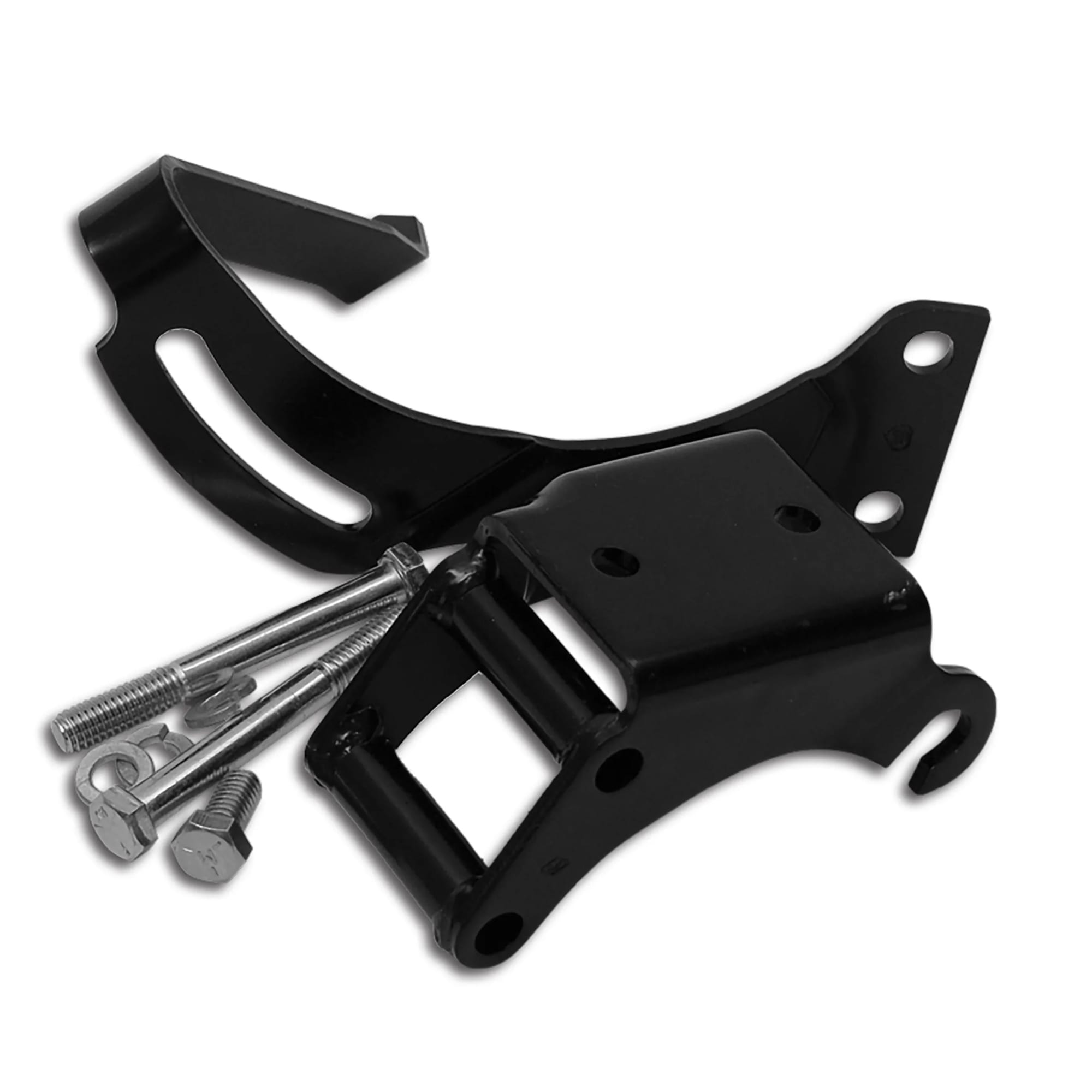 C2-C3 New Power Steering Pump Mount Bracket Set, Small Block 1963-1982