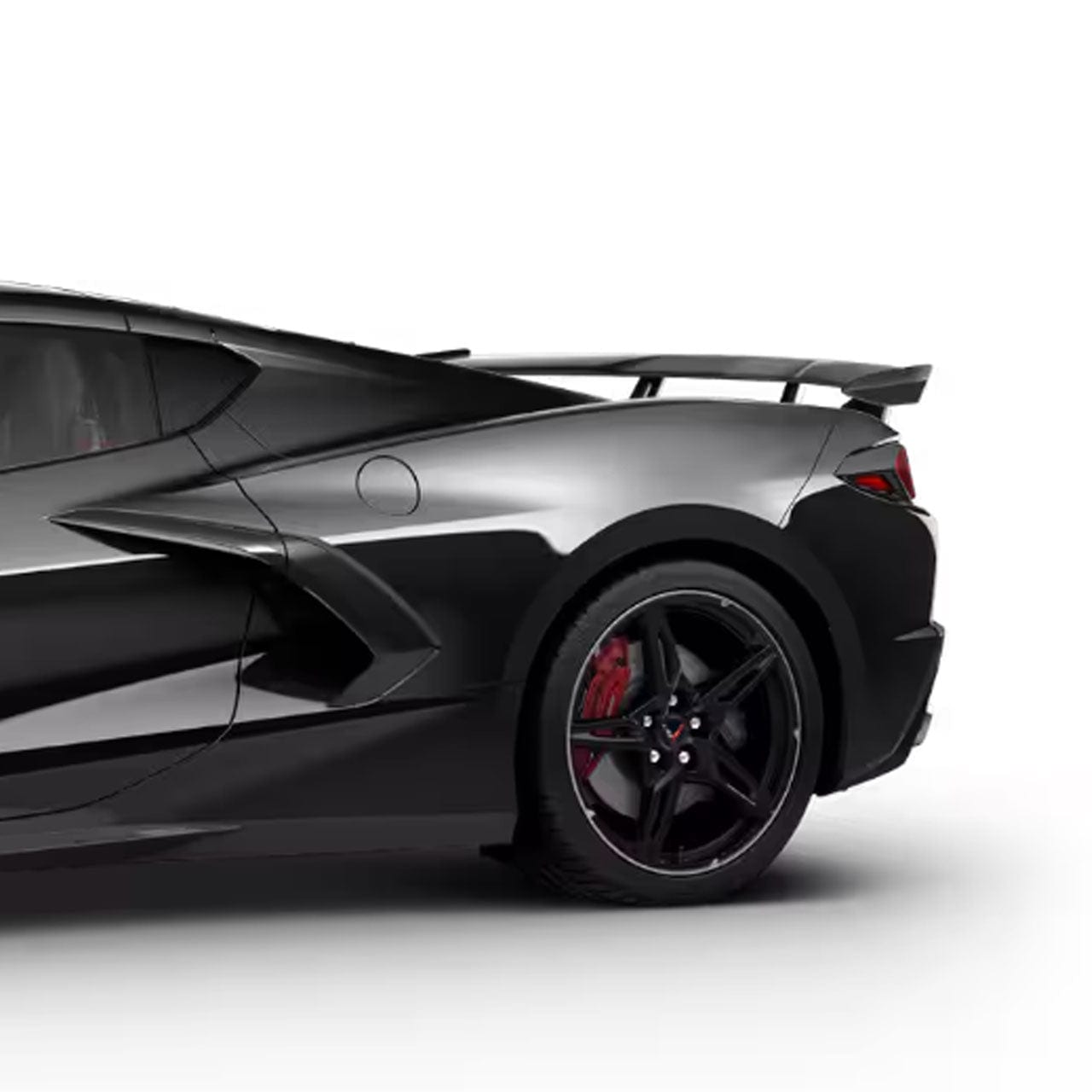 New C8 Stingray Z51 Mid Wing in Carbon Flash Black 2020-2026
