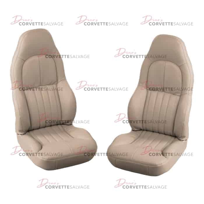 C5 New Light Oak Leather Standard Seat Cover Set 1998-2004