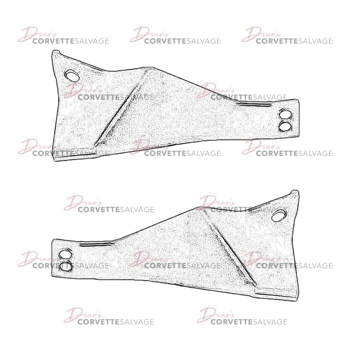 C4 Used Lower Front Wheelhouse Panel Support Bracket 1988-1996